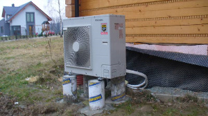 Odnawialne Źródła Energii - budynek jednorodzinny, pompa ciepła powietrze/woda, wentylacja mechaniczna z odzyskiem ciepła