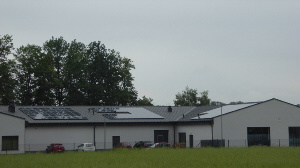 Odnawialne Źródła Energii - budynek handlowy, instalacja fotowoltaiczna 39,75 kWp